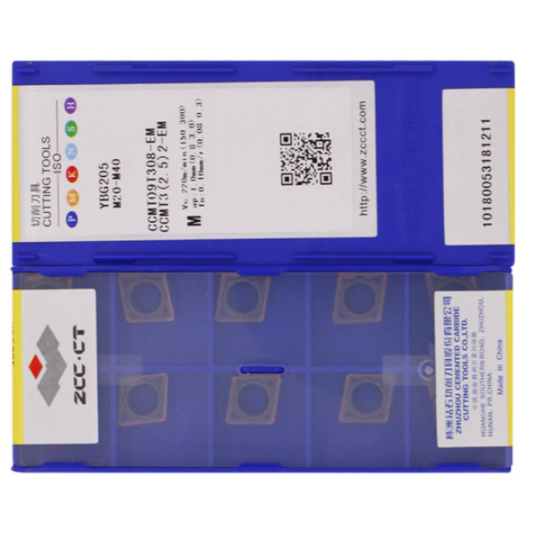 ZCCCT original discount price CNC tungsten inserts CCMT09T308-EM YBG20 - 1