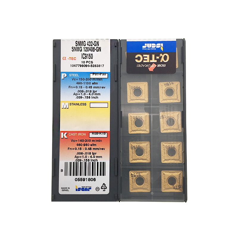 Israel Iscar brand cutting tools inserts SNMG120408-GN IC9150 - 1