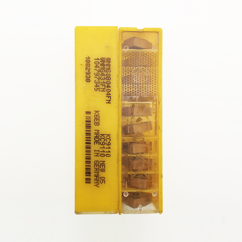 Kennametal metal cutting tools carbide inserts WNMG080404-FN KC9110 - 1