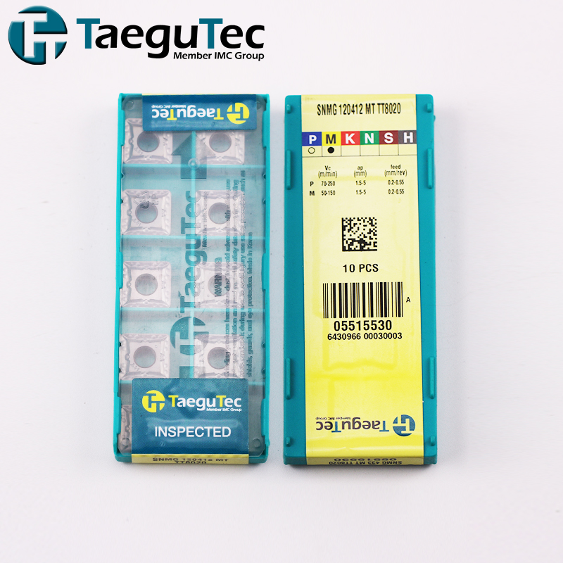 Korea original Taegutec carbide inserts WNMG080412 MT TT8020 - 1