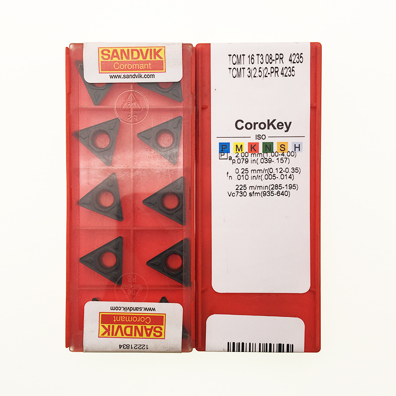 SANDVIK metal cutting tools turning inserts TCMT16T308-PR 4235 - 1