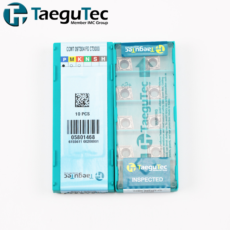 Taegutec carbide inserts for lathe cnc CCMT09T304  FG  CT3000 - 1