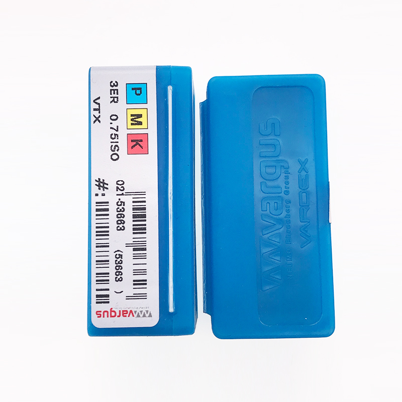 VARGUS Metal Cutting Tools Threading carbide inserts 3ER 0.75ISO VTX - 1