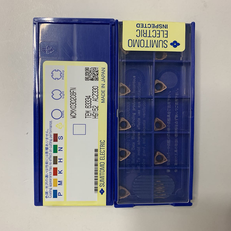 Tungsten Carbide Insert CNC Machine Tool Sumitomo inserts WCMX040208FN ACZ330WCMT050308 FN ACZ330WCMX030208FN ACZ330 - 1