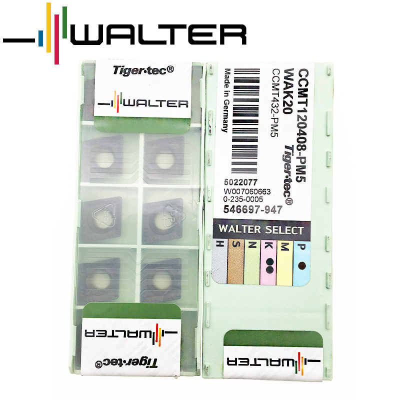 Walter Tungsten Carbide Turning Inserts CCMT120408-PM5 WAK20 - 1