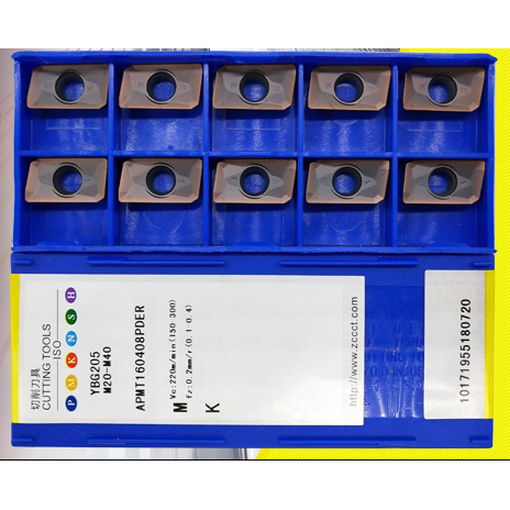 ZCCCT original discount price CNC indexable inserts APMT160408PDER YBG202 Picture