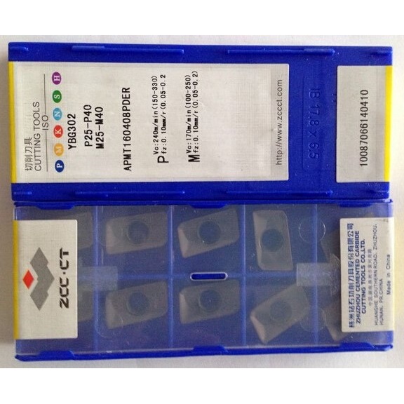 ZCCCT original discount price CNC milling inserts APMT160408PDER YBG302 Picture