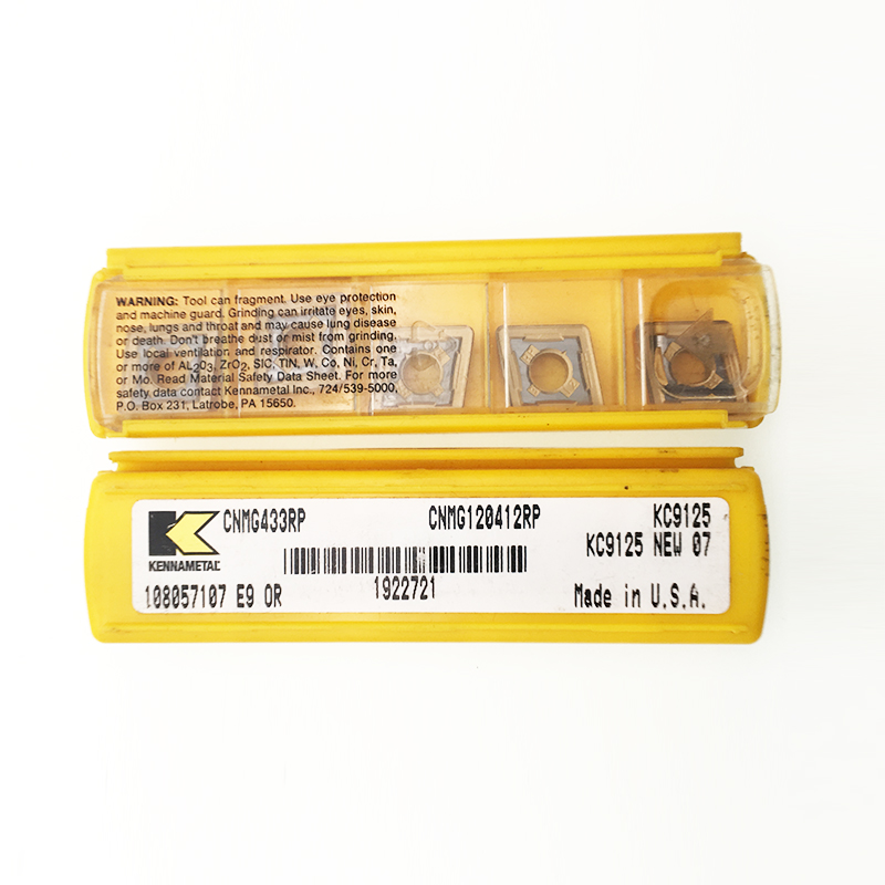 Kennametal metal cutting tools carbide inserts CNMG120412-RP KC9125 Picture