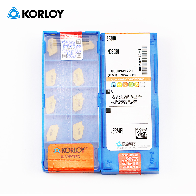 Korloy Grooving Tool Inserts Make in Korea SP300 NC3030 Picture