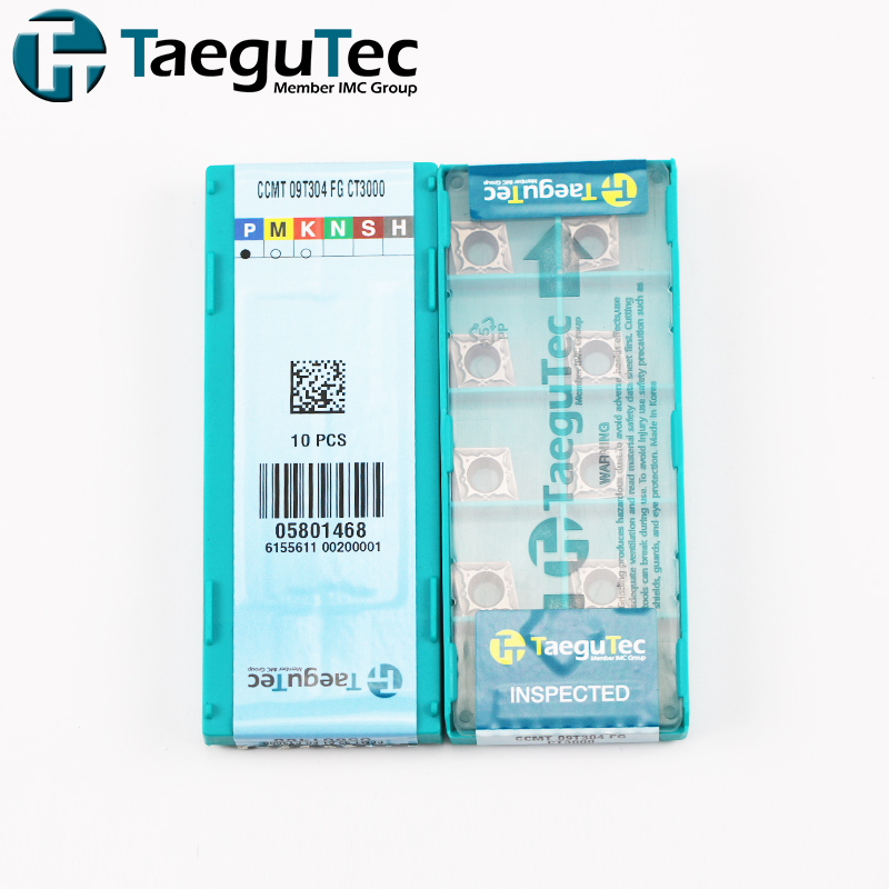 Taegutec carbide inserts for lathe cnc CCMT09T304  FG  CT3000