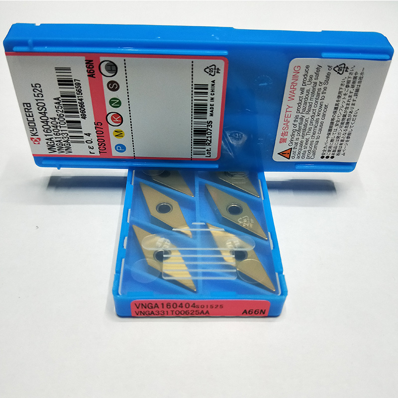 Best seller Kyocera carbide cutter inserts VNGA160404S01525 A66N