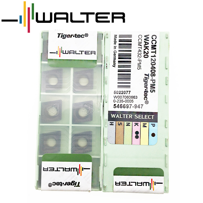 Walter Tungsten Carbide Turning Inserts CCMT120408-PM5 WAK20