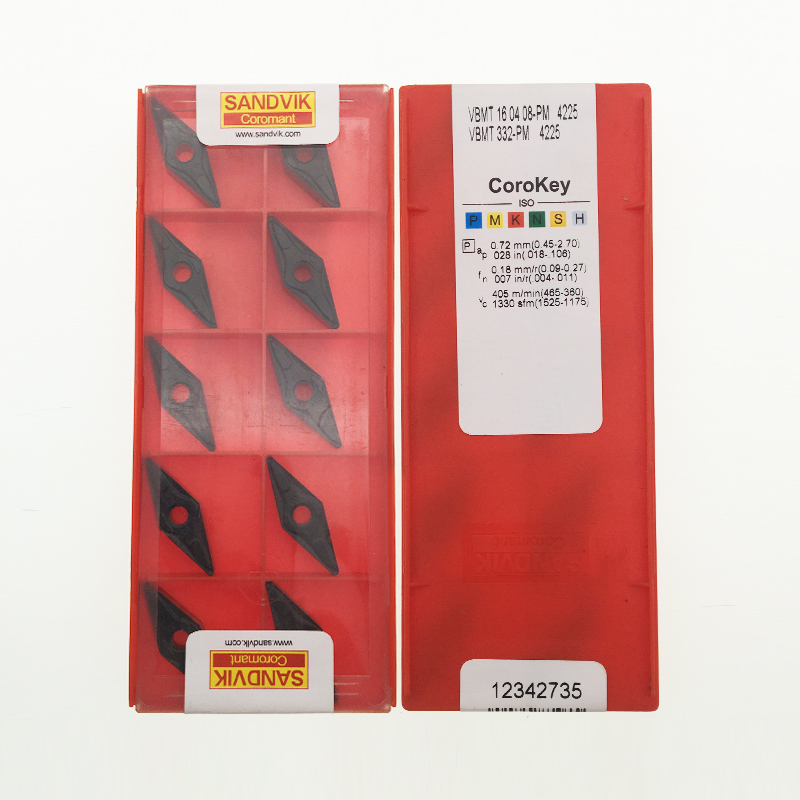 SANDVIK solid carbide cutting tools suppliers VBMT160408-PM 4225