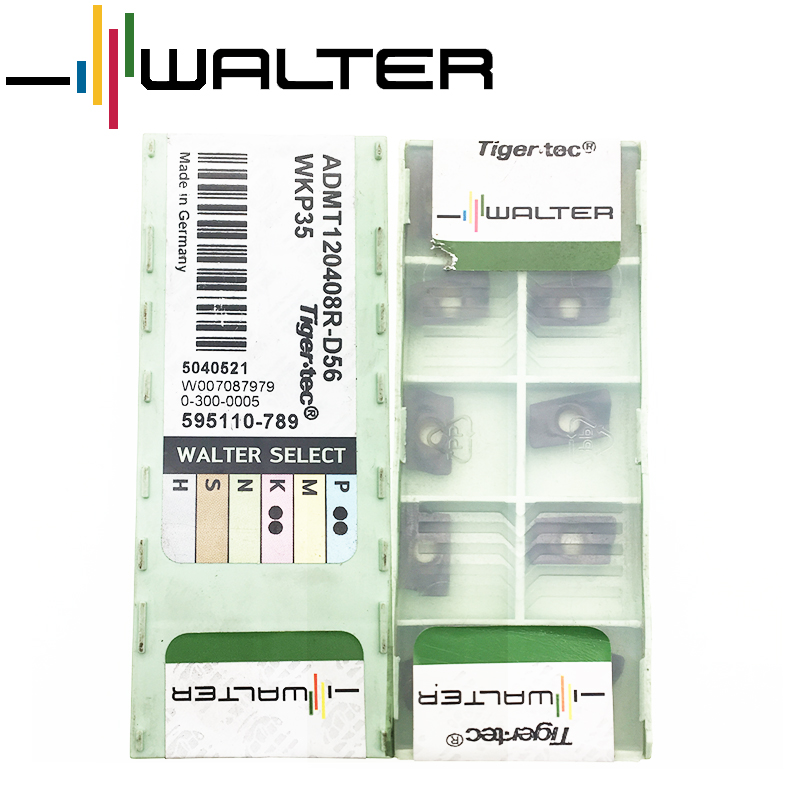 Walter cnc machine tools milling inserts ADMT120408R-D56 WKP35